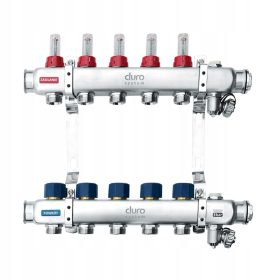    1" Duro System R-16 padlóelosztó, INOX szekció D/S-RN-OP-16