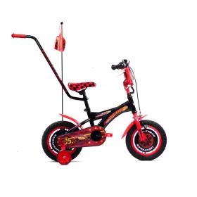  Disney CARS 12 BLACK gyerekbicikli, 12" kerék, fekete