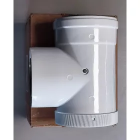   Kéményrendszer, tartozékok - Ricom térd ellenőrzéssel FI 80/125 mm PP80/125RB