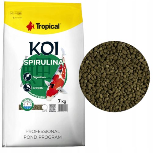  Trópusi haleledel 45121 Koi Spirulina 7 kg