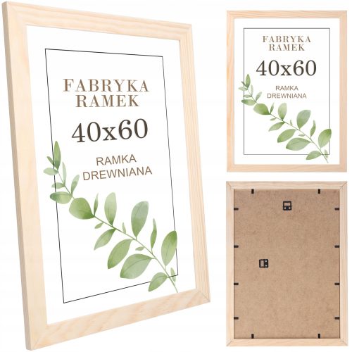Képkeret - Keret 40x60 fenyő fa képkeret