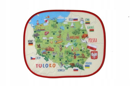Autós napernyők gyerekeknek - Tuloko 2x biztonságos fényvédő
