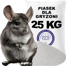   Alom nyulaknak és kis rágcsálóknak - Homok a csincsillákhoz, kiváló minőségű, 25 kg -os öblítés