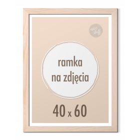 Képkeret - Nice Stuff egyszemélyes képkeret 60 x 40 cm