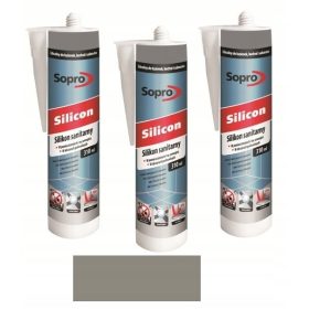   Szilikon tömítők, ragasztók -  SOPRO EGAZATOS Szilikon 310 ml kő és szürke 22