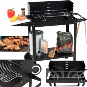    SZENES GRILL KERTI ESTE MÁJUS TAVASZ 48x26cm RÁCSSAL ÉS FEDŐVEL