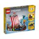  LEGO Creator 3 az 1-ben 31132 Viking Hajó és a Midgardi kígyó