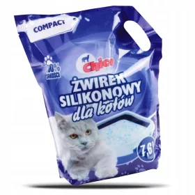   Alom nyulaknak és kis rágcsálóknak - CHICO FINE natúr szilikon alom 7,6L