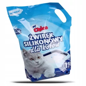   Alom nyulaknak és kis rágcsálóknak - Természetes szilikon homok a Chico Cat 7.6L -hez
