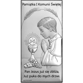  Ezüst kép és elsőáldozó fiú emlékmű-metszet