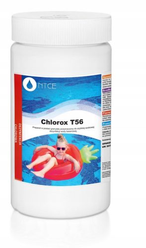 Medence kémia - Chlorox T56 klór granulátum 1 kg klór medence