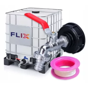FLIX 1" gombaszelep. 1/2 golyóscsap