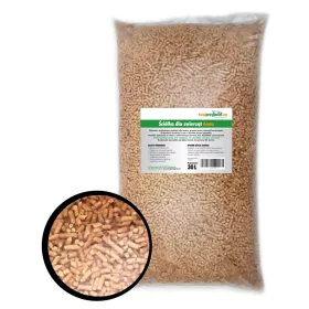   Alom nyulaknak és kis rágcsálóknak - Pellet pellet a macska macskájához 15 kg nagyon fényes