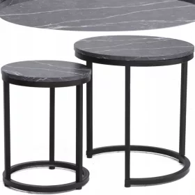    Signal HOLACMAC dohányzóasztal kerek 45 x 45 x 48 cm fekete