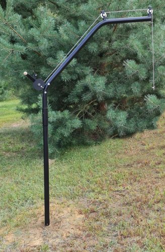  Masszív darus grill forgó tűzrúd 230cm