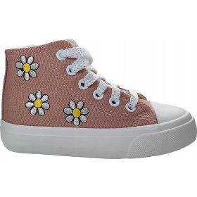   Gyermek tornacipő - Por cipők rózsaszín virágok kastély r 29