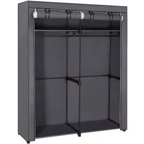  DecoKing gardrób 140 x 174 x 43 cm-es szürke árnyalatok