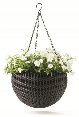  Keter virágcserép 35 cm x 35 x 22 cm, átmérő 35 cm, műanyag