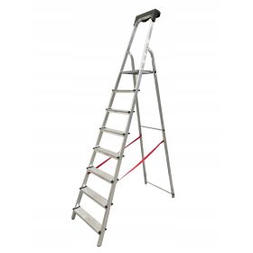 Drabina Ladderman 3,62 m alumínium 1 x 8-tól 125 kg-ig
