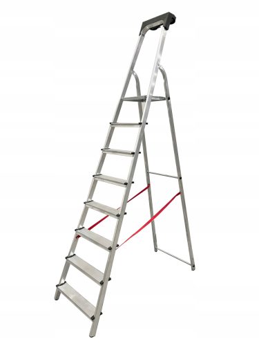 Drabina Ladderman 3,62 m alumínium 1 x 8-tól 125 kg-ig
