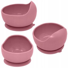   Tál, csészealj csecsemőknek - Szilikon tál vékony és Mars szívó csészével