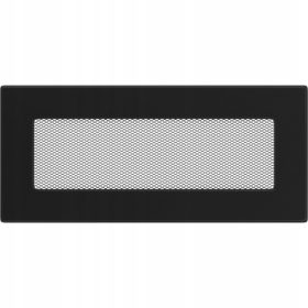   Kandalló rostély - Szellőztető kandalló rács 11x24 fekete