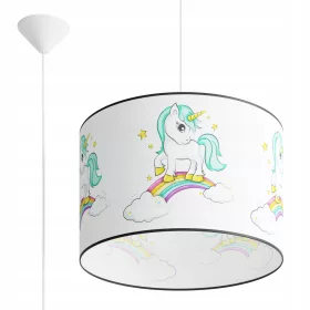   Mennyezeti lámpa gyerekszobába - UNICORN 40 függőlámpa lányoknak LED