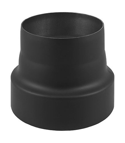 Kéményrendszer, tartozékok - Fekete redukciós passzázs 130/120 mm