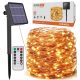 LED Solar Garland 300 LED -lámpák 30 m + távirányító
