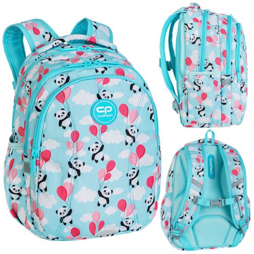 Hátizsák az iskolába - Háromkamra iskola hátizsák panda coolpack 21L
