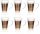 Koktél pohár - Bokonopl latte poharak 300 ml 6 db.