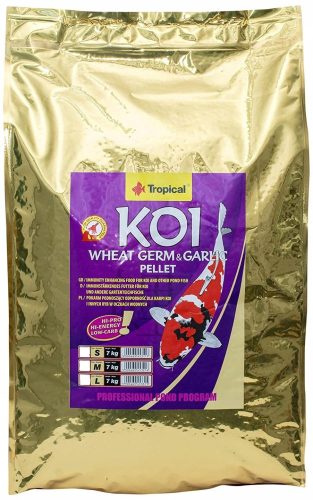  Tropical Koi Whet Germ Fokhagyma M méretű haleledel 7 kg