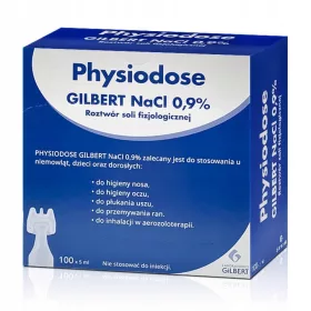   Fiziológiai megoldás - GILBERT fiziológiás sóoldat 0,9 NaCl 100 ampulla