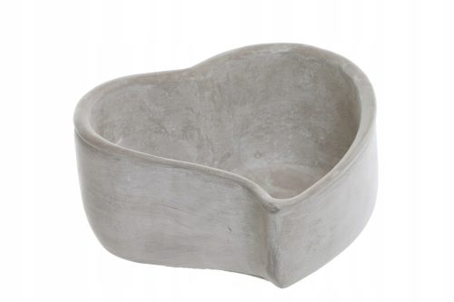  Cement virágcserép a temetőbe ProjektDecor 22 cm x 23,5 x 11,5 cm természetes beton, szürke és ezüst árnyalatai