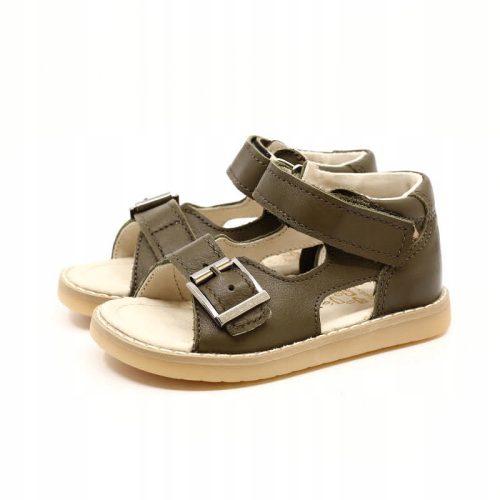 Gyermek szandál - Gyerekek szandál pislogott roma khaki r.24
