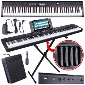    TELJES MÉRETES DIGITÁLIS ZONGORA BILLENTYŰZET TANULÁSHOZ