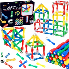    Trifox mágneses blokkok MÁGNESES ÉPÍTŐBLOKKOK PUZZLE 124 db.