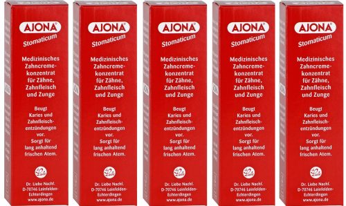 Fogkrém gyerekeknek - AJONA GYÓGYPASZTA FOGRA ÉS ÍNYRE 5x25ml