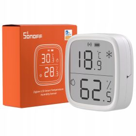   Intelligens otthon érzékelő - Hőmérséklet és páratartalom érzékelő Sonoff Sensors kijelző