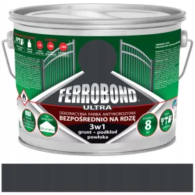   Olaj-ftál korróziógátló festék Ferrobond 2,5 l Antracit félmatt