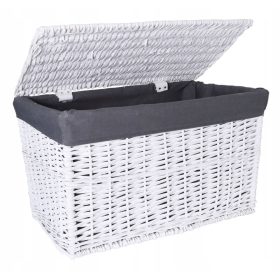   Ruhakosár - Gockowiak szabadon álló szennyeskosár, 65l, fehér