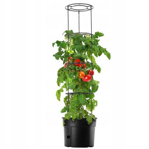 Kadax virágcserép 40 cm x 40 x 156 cm átmérője 40 cm műanyag fekete