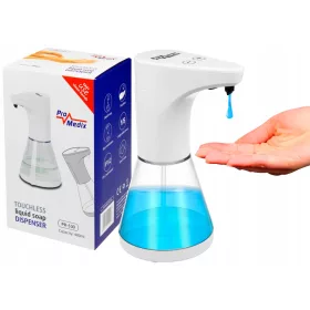   Szappan adagoló - Érintésmentes ProMedix padlón álló szappanadagoló 480 ml fehér, átlátszó