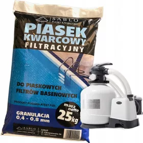   Medence szűrő - MEDENCE SZIVATTYÚ HOMOK KVARCHOMOK PZH 25kg