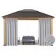 Kerti pavilon, sátrak - Vízálló függöny 155x240 a teraszkert pergola