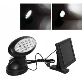 Plug-in napelemes lámpa Volteno fekete 11,5 cm 1 db.