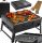  Faszén grill TOURIST GRILL 35 x 27 cm Kemping Hordozható Összecsukható