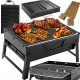  Faszén grill TOURIST GRILL 35 x 27 cm Kemping Hordozható Összecsukható