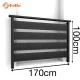  DOLLE KÜLSŐ LÉPCSŐ 100cm ANTRACIT H=88 cm