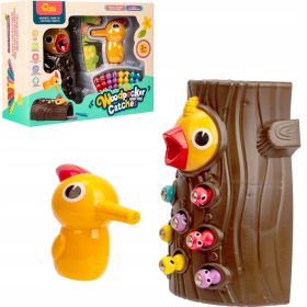   Ügyességi játék - MÁGNESES JÁTÉK ETETÉS A MADÁR MONTESSORI WOODPEPELE